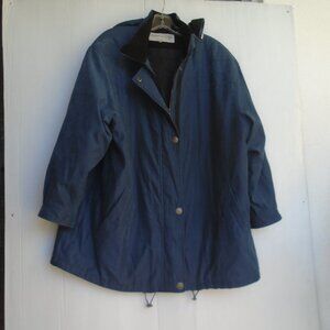 vintage Forecaster Sport Womens Hooded Jacket Size 1X Blue